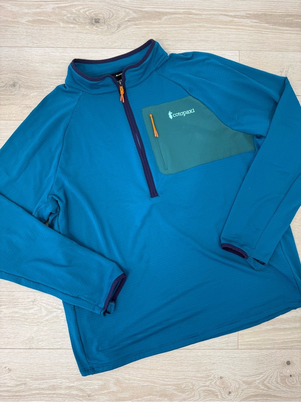 Cotopaxi Gulf Blue Otero Fleece Half-Zip Pullover